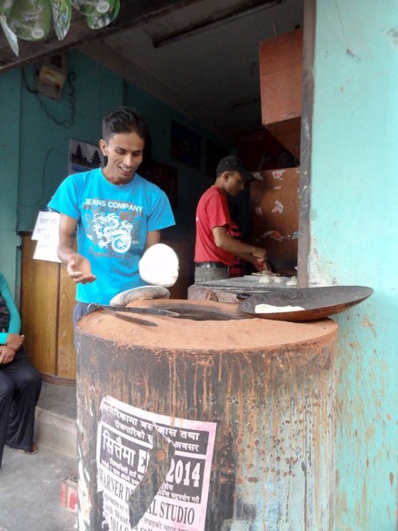 Making Roti In A Tandoor Making Roti In A Tandoor