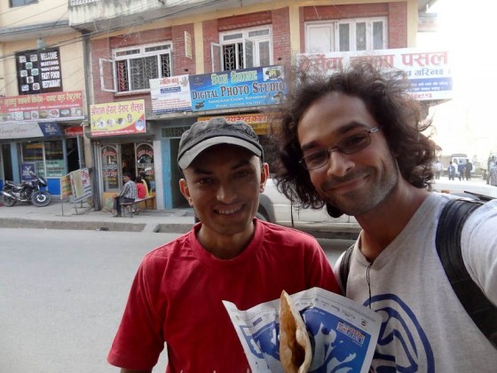 Me With My Tandoori Roti Brother Me With My Tandoori Roti Brother
