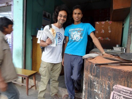 Me With My Tandoori Roti Brother Me With My Tandoori Roti Brother
