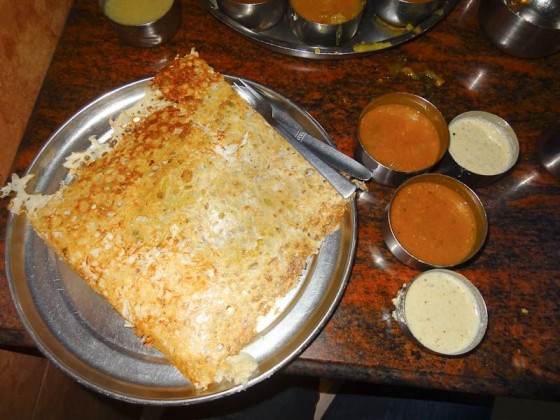 Coconut Masala Dosa