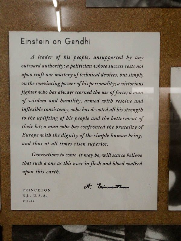 Einstein On Gandhi