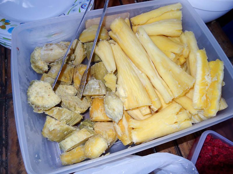 Lunch - Yuca And Camote!