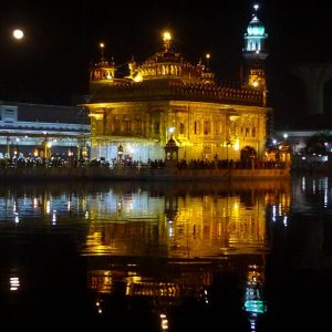 The Golden Temple At Night