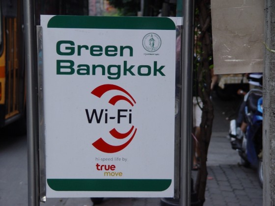 Wifi At Bangkok Bus Stops