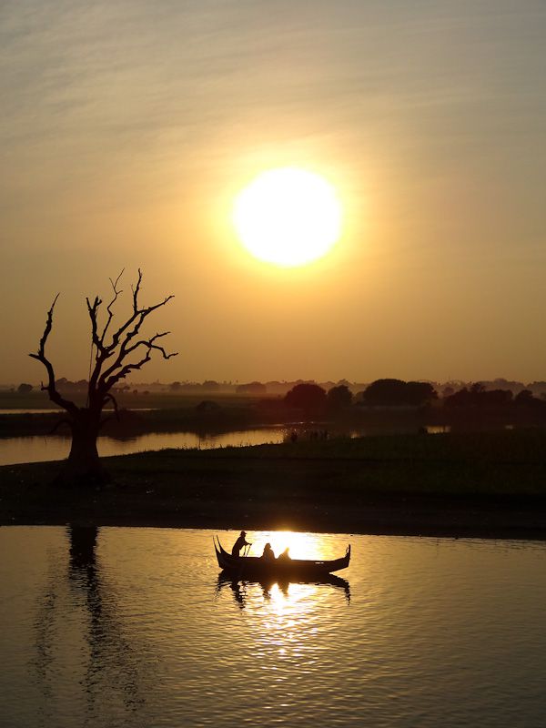 Boat At Sunset