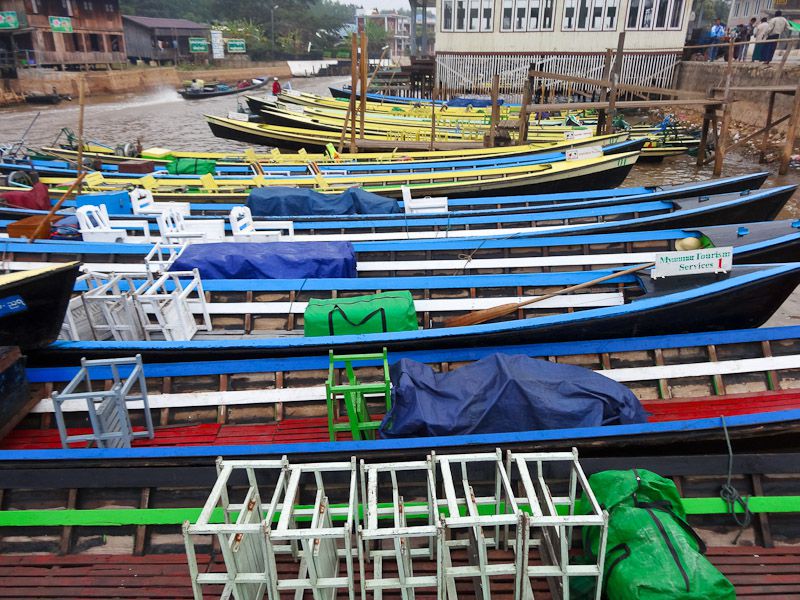 Boat Parking Lot In Town