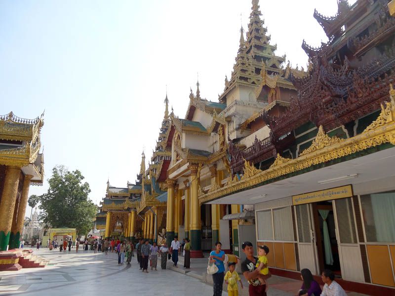 Families Enjoying The Pagoda