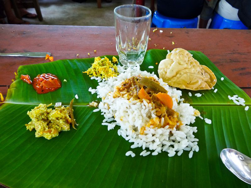 Lunch On A Banana Leaf