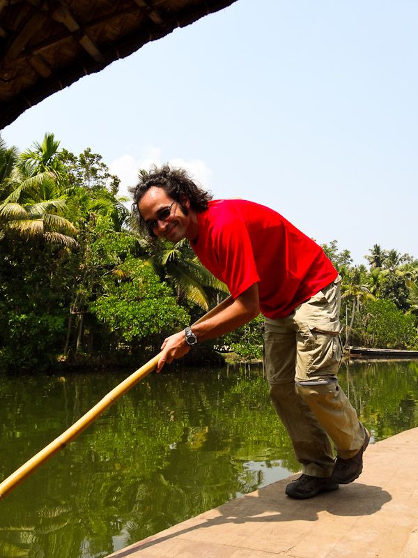 Pushing The Boat With A Bamboo Pole