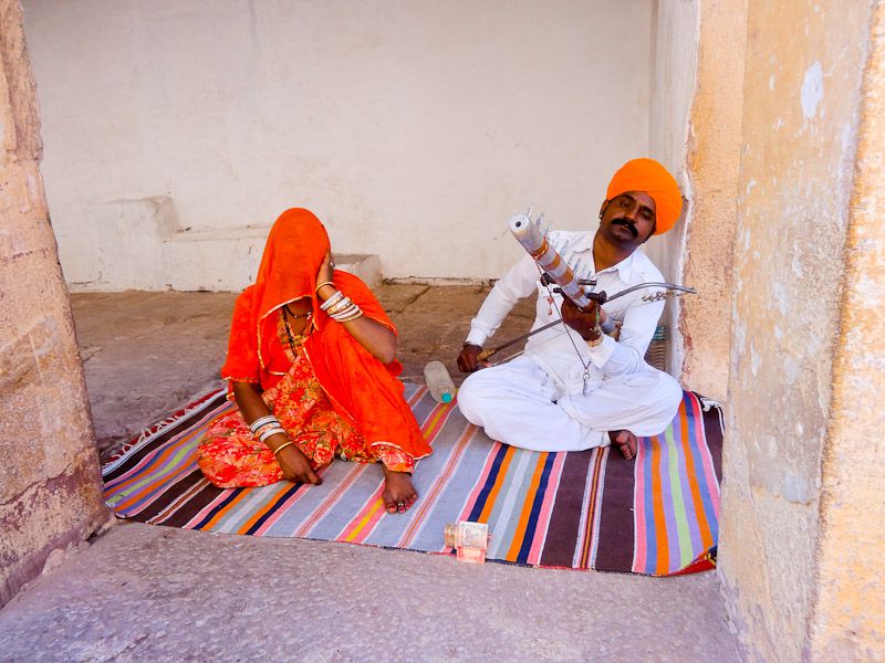 Traditional Music Performers At Mehrangarh Fort