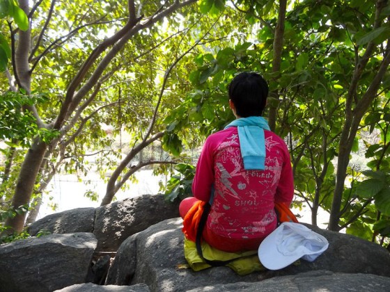 Meditating In Nature