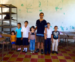 With A Class Of Students In Yoloaiquin, El Salvador