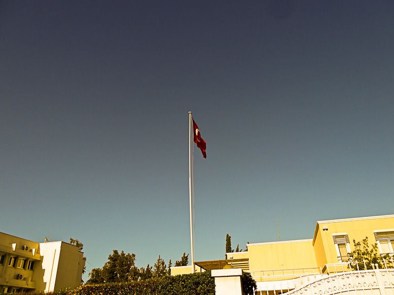 Flag At The Turkish Embassy