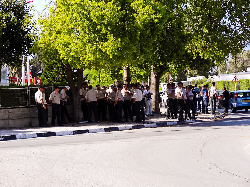 Police Near The Embassy
