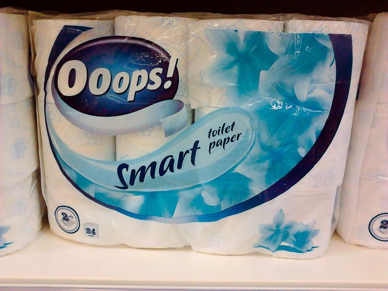 The Worst Toilet Paper Brand Name In The World - Taken 7-Aug-2013 - Debrecen, Hungary