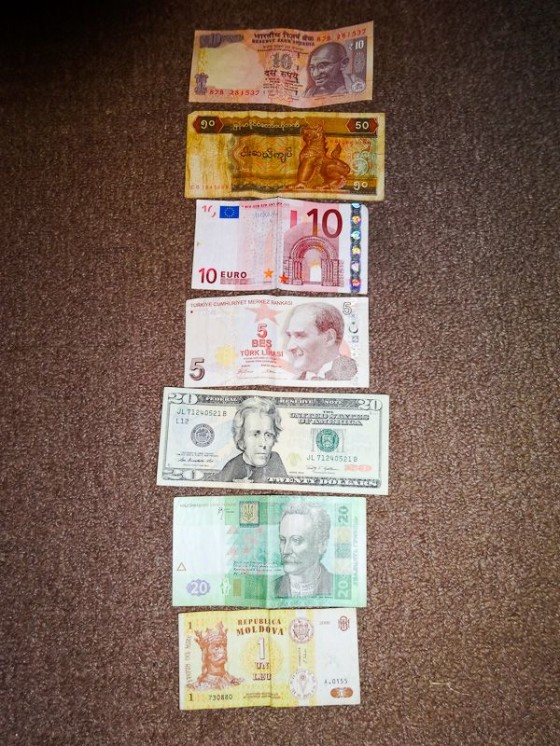 Money Sizes