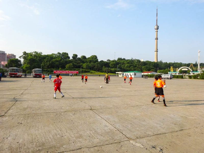 Kids Playing Soccer
