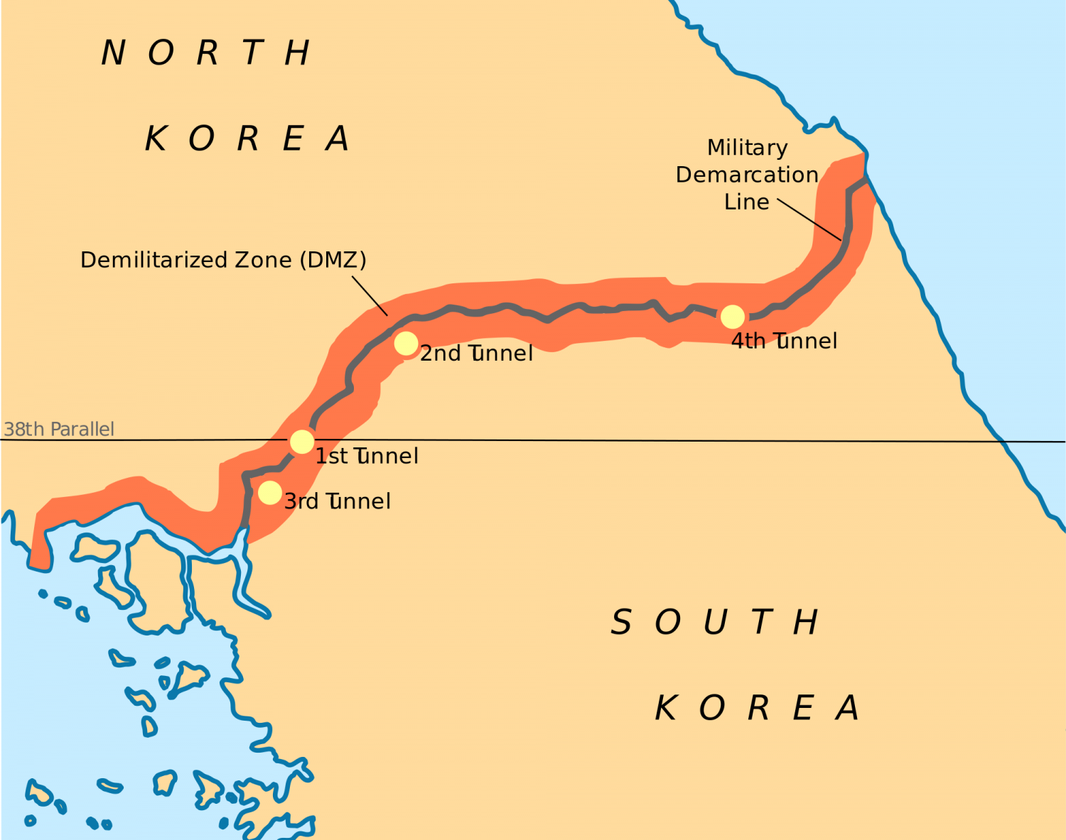 Guerra de corea division de las coreas