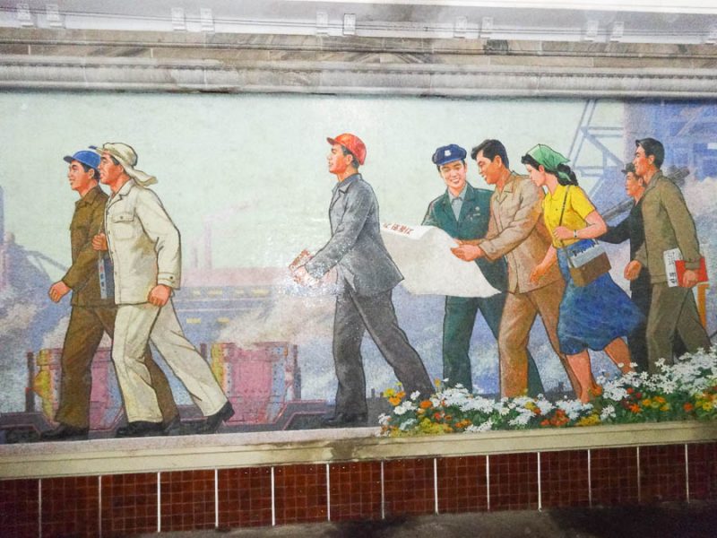 Propaganda In The Pyongyang Metro