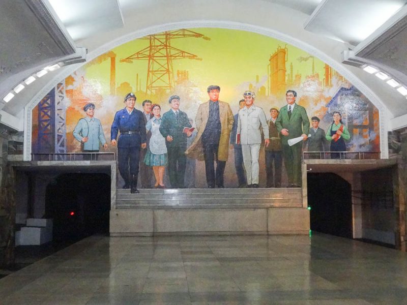 Propaganda In The Pyongyang Metro