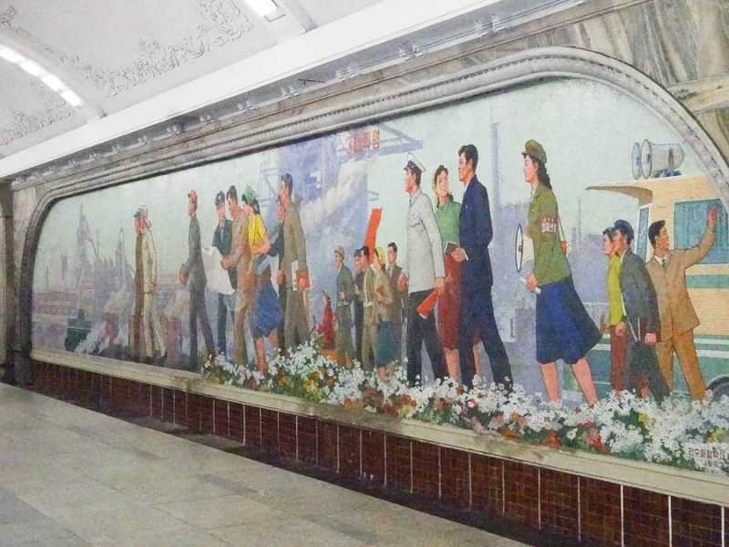 Propaganda In The Pyongyang Metro