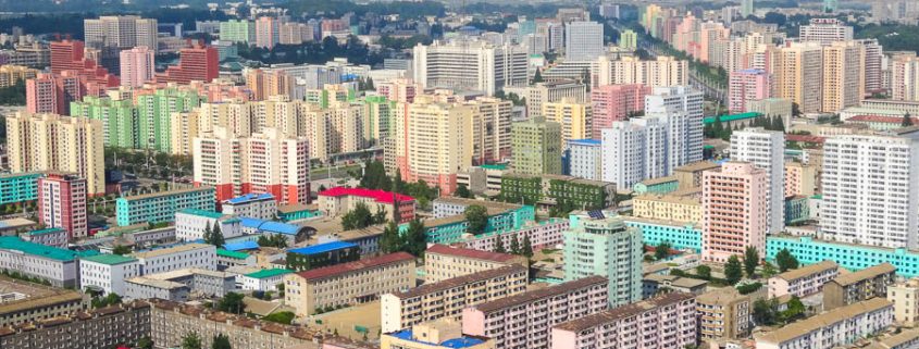 Pyongyang From The Top Of Juche Tower