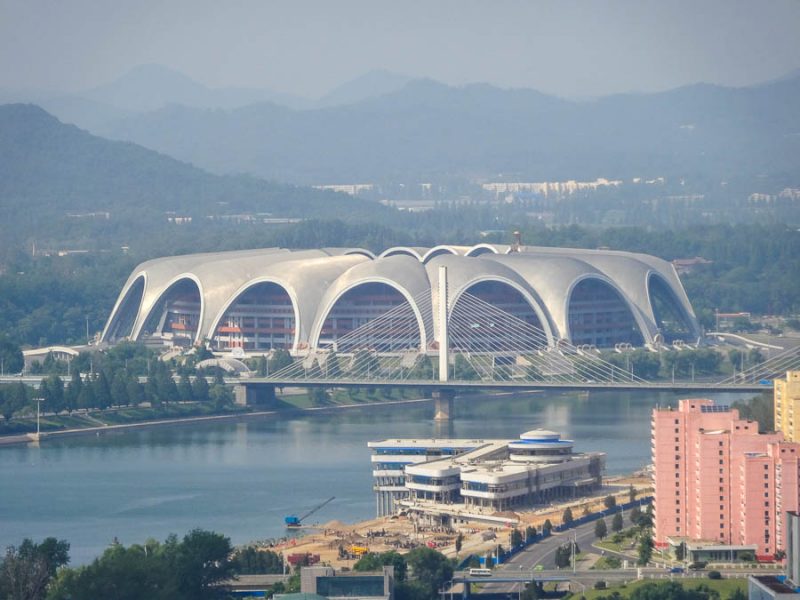 Pyongyang From The Top Of Juche Tower 
