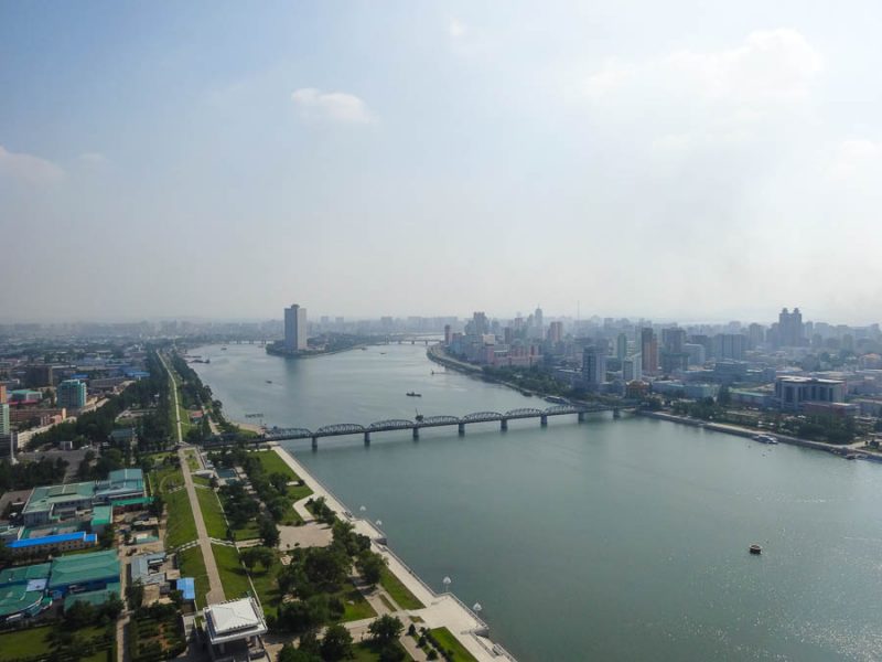 Pyongyang From The Top Of Juche Tower 